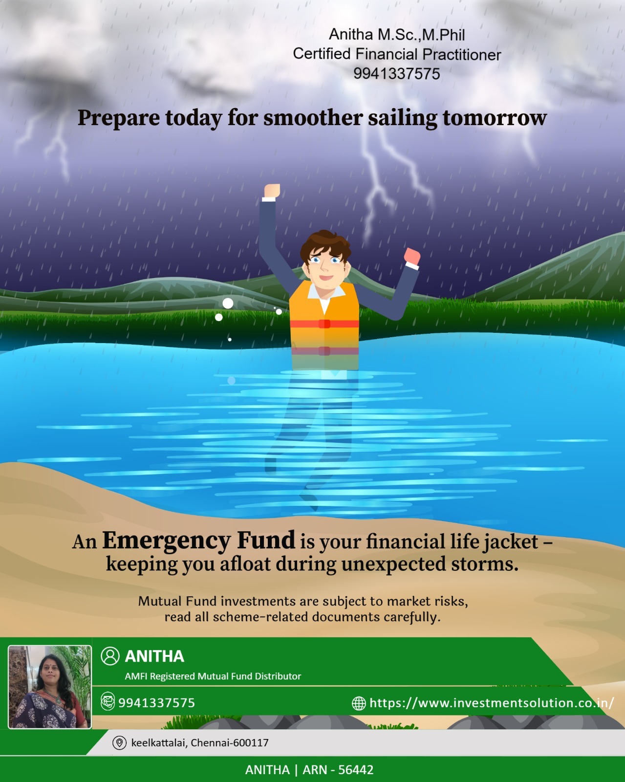 Life surprises can hit hard but with an emergency fund you’ll always stay afloat